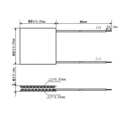 CELULA PELTIER 40X40MM 