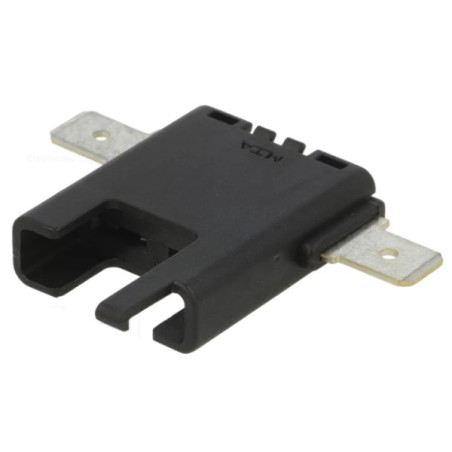 PORTAFUSIBLES 21A EN LINEA 19MM 