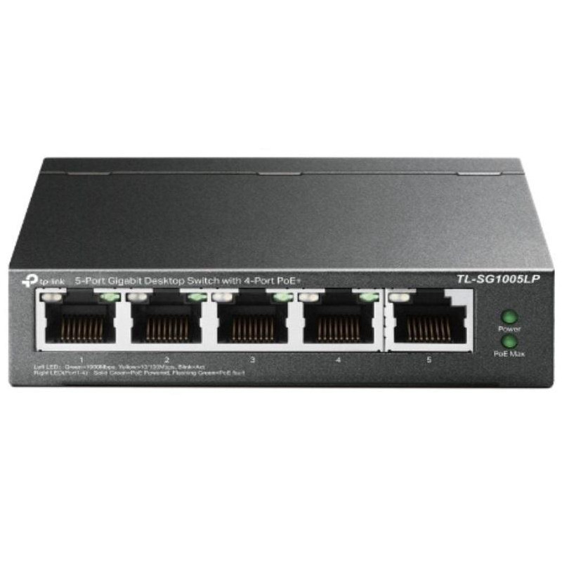 SWITCH POE RJ45 5 PTOS GIGABIT TP-LINK TL-SG1005LP SWITCH POE RJ45 5 PTOS GIGABIT TP-LINK TL-SG1005LP