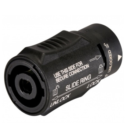 CONECTOR SPEAKON 4 POLOS DOBLE HEMBRA AEREA