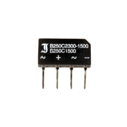 PUENTE RECTIFICADOR 2 3A 250V B250C2300