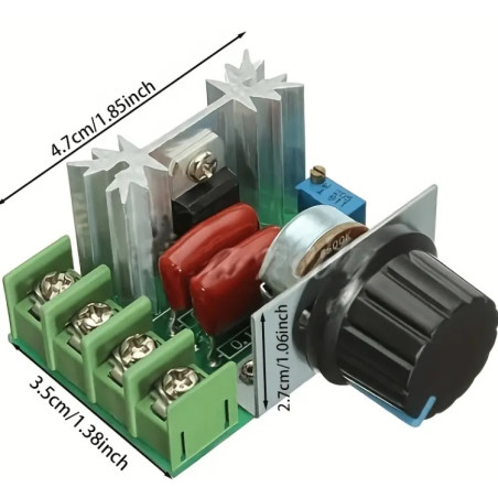 REGULADOR VOLTAJE ELCTRONICO VELOCIDAD/TEMPERATURA