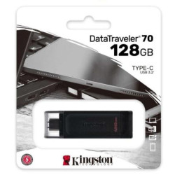 PENDRIVE 128GB KINGSTON DATATRAVELER 70 USB TIPO C