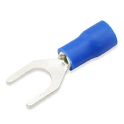 TERMINAL HORQUILLA PREAISLADO AZUL 5 3MM