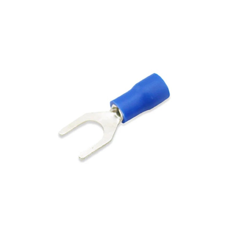 TERMINAL HORQUILLA PREAISLADO AZUL 5 3MM