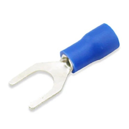 TERMINAL HORQUILLA PREAISLADO AZUL 5 3MM