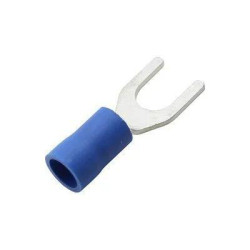TERMINAL HORQUILLA PREAISLADO AZUL 5 3MM