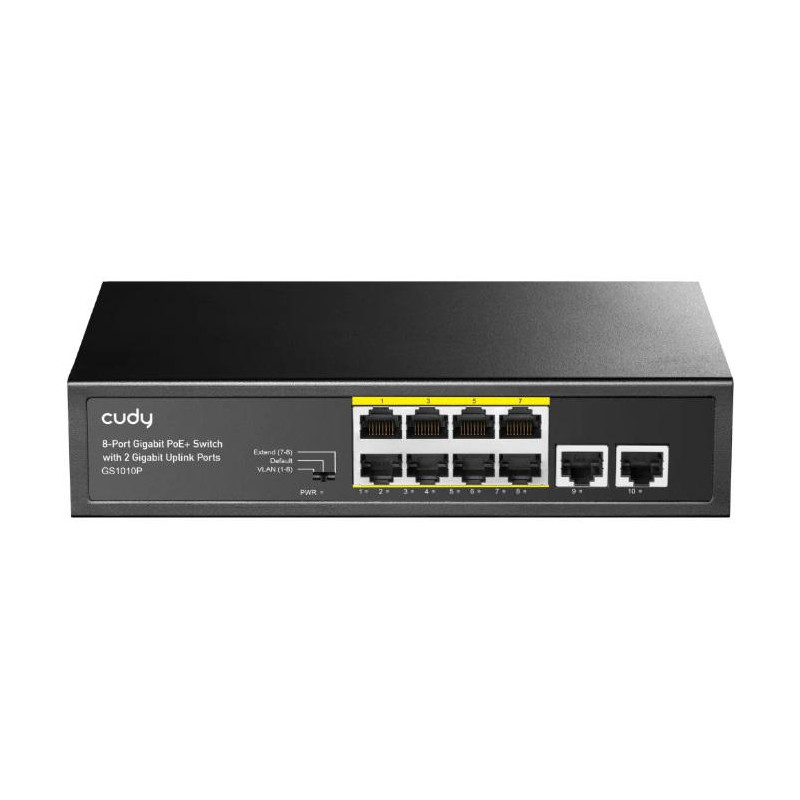 SWITCH ETHERNET GIGABIT 8 PTOS POE 2 UPLINK SWITCH ETHERNET GIGABIT 8 PTOS POE 2 UPLINK