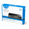 SWITCH ETHERNET GIGABIT 8 PTOS POE   2 UPLINK