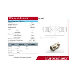 CONECTOR SMA HEMBRA DOBLE