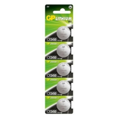 PILA DE BOTON CR2450 GP 24 50x5mm 3V 610mAh