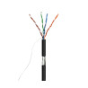 BOBINA CABLE DE RED FTP CCA CAT 5E EXT  NEGRO 305m