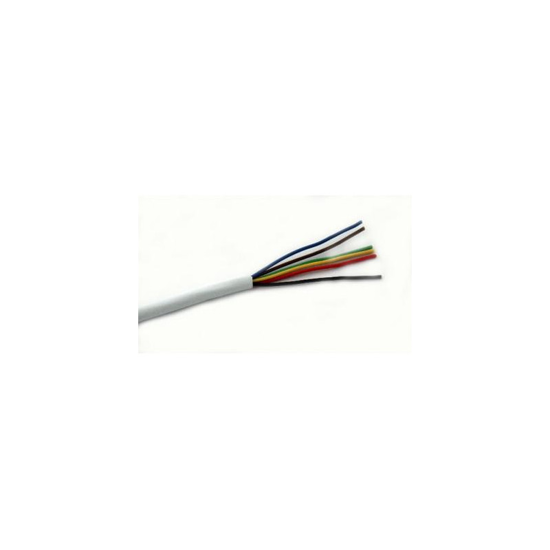 CABLE GRIS FLEXIBLE 6X0 25MM APANTALLADO CABLE GRIS FLEXIBLE 6X0 25MM APANTALLADO