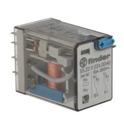 RELE DE POTENCIA 2 CIRCUITOS DPDT 24VDC 10A
