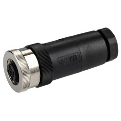 CONECTOR M12 HEMBRA 4 PINES IP67 250V 4A