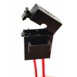 PORTAFUSIBLES AUTOMOVIL ESTANCO CON SOPORTE