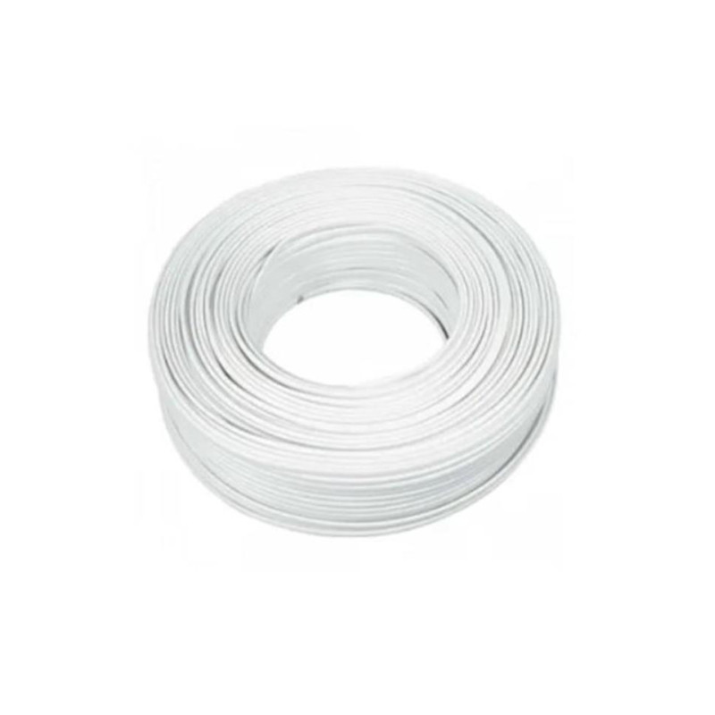 MANGUERA 8 HILOS 0 25MM CON FUNDA BLANCO MANGUERA 8 HILOS 0 25MM CON FUNDA BLANCO