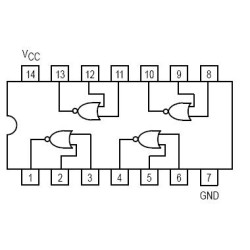 C I  7402   SN74LS02N 14 PINES PDIP