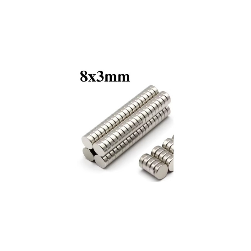 IMAN REDONDO NEODIMIO 8X3MM