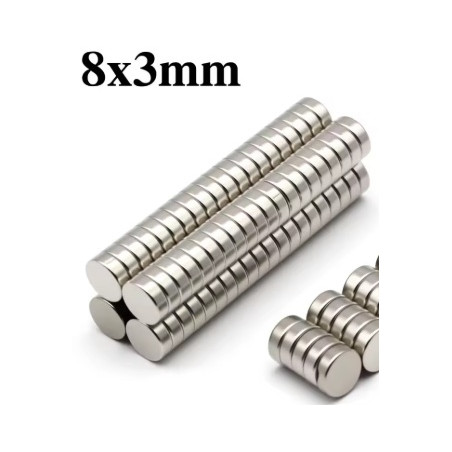 IMAN REDONDO NEODIMIO 8X3MM