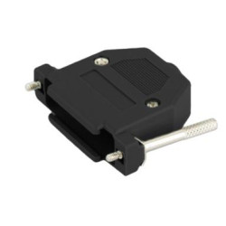 CARCASA CONECTOR DB25 PLASTICO TORNILLO LARGO