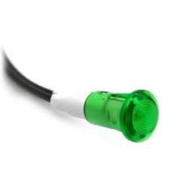 PILOTO NEON 230V Ø 8 5mm VERDE CABLES DELECSA D202
