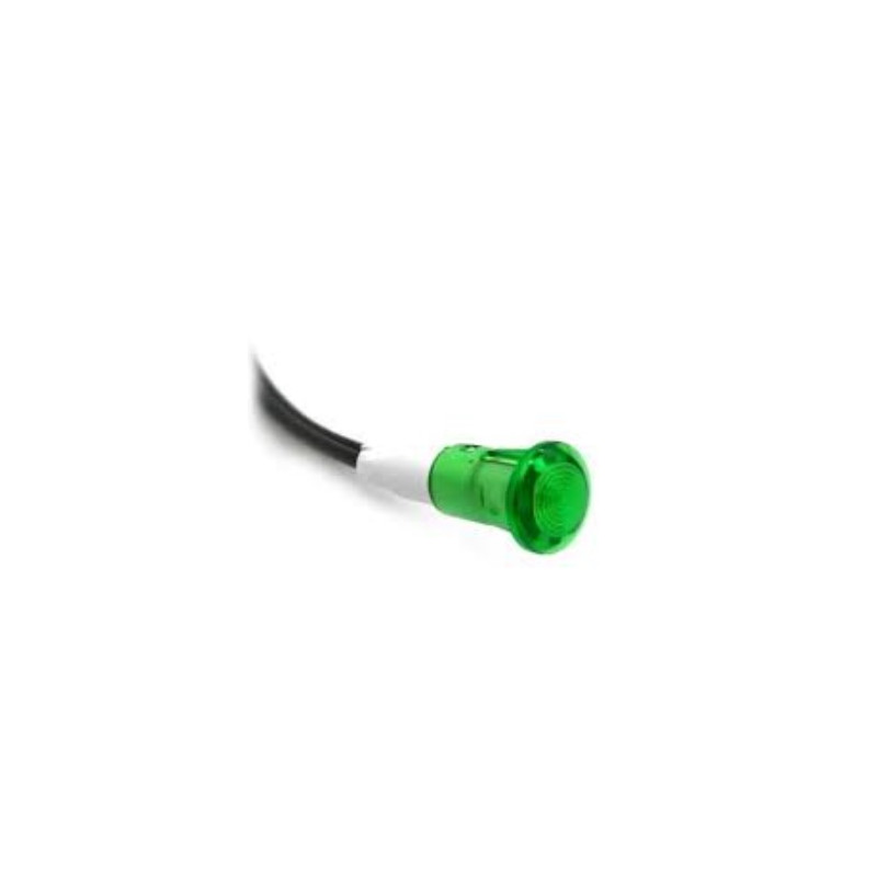 PILOTO NEON 230V Ø 8 5mm VERDE CABLES DELECSA D202