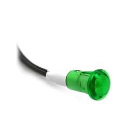 PILOTO NEON 230V Ø 8 5mm VERDE CABLES DELECSA D202