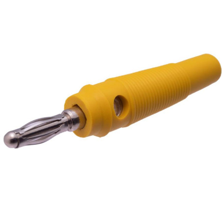BANANA 4MM FUNDA GOMA AMARILLA