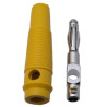 BANANA 4MM FUNDA GOMA AMARILLA