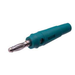 BANANA 4MM FUNDA GOMA VERDE
