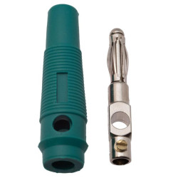 BANANA 4MM FUNDA GOMA VERDE