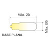 LAMPARITA DE FILAMENTO 12V 0 1A 1 2W BASE PLANA