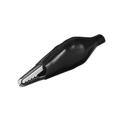 PINZA COCODRILO 55mm AISLADA NEGRA