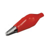 PINZA COCODRILO 55mm AISLADA ROJA