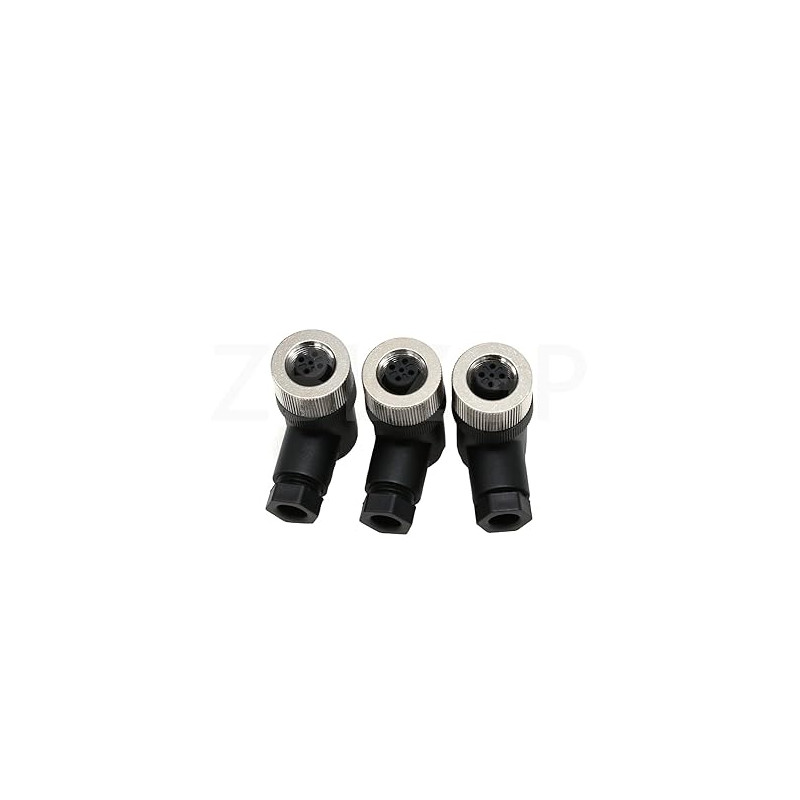 CONECTOR DE SENSOR M12 HEMBRA 4 PINES ACODADO CONECTOR DE SENSOR M12 HEMBRA 4 PINES ACODADO