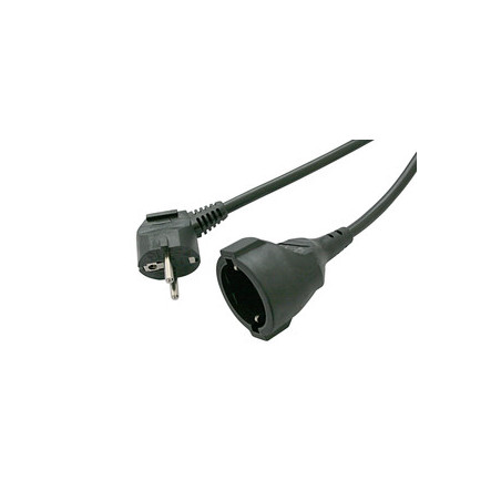 PROLONGADOR SCHUKO M-H CABLE 3X1 5MM 10M  NEGRO