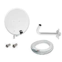 KIT PARABOLICA 60cms LNB CABLE 20m