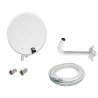 KIT PARABOLICA 60cms LNB CABLE 20m