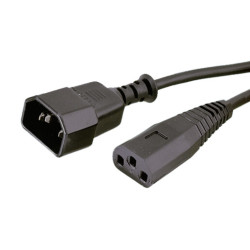 CABLE PROLONGADOR IEC-C3 A IEC-C14 1 80 metros