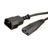 CABLE PROLONGADOR IEC-C3 A IEC-C14 1 80 metros