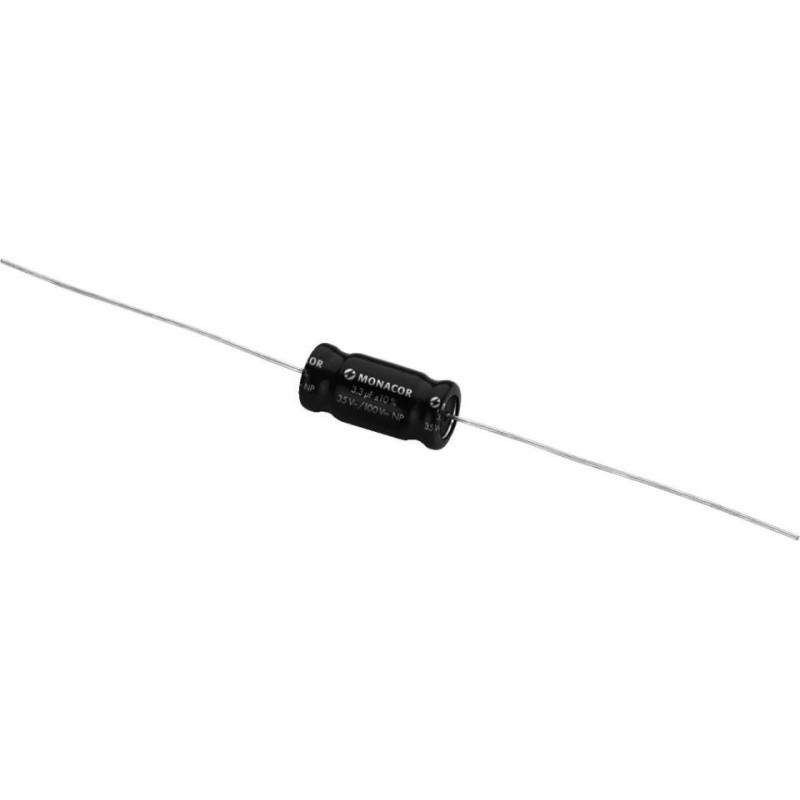 CONDENSADOR ELECTROLITICO BIPOLAR 3 3 µF 35VAC CONDENSADOR ELECTROLITICO BIPOLAR 3 3 µF 35VAC