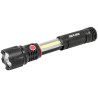 LINTERNA MANO LED METALICA 3 MODOS BASE MAGNETICA