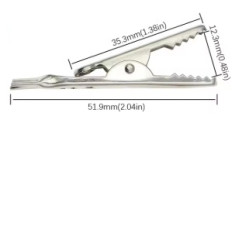 PINZAS COCODRILO 6 5MM PARA PUNTAS DE PRUEBA