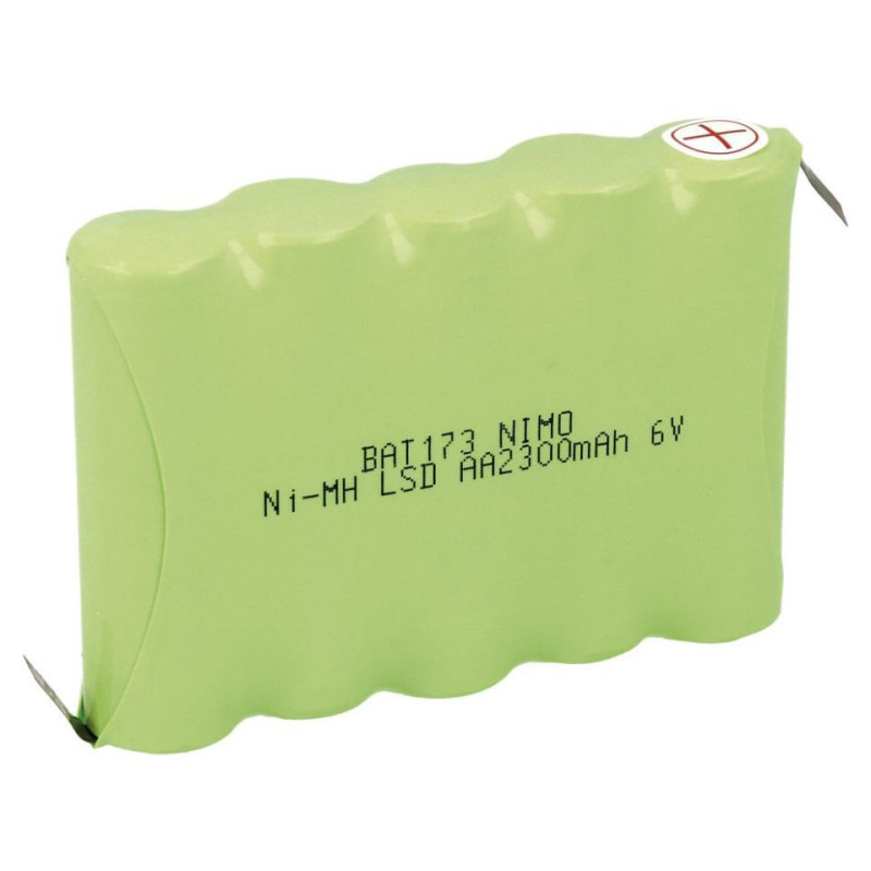 BATERIA AAX5 NI-MH 6V 2300MAH CON TERMINALES BATERIA AAX5 NI-MH 6V 2300MAH CON TERMINALES