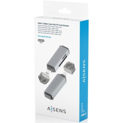 LECTOR DE TARJETA AISENS ASCR-2A09 USB-C 3 1