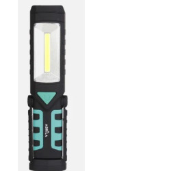 LINTERNA TRABAJO LED 2COB 300LM EMERGENCIA GANCHO 