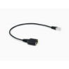 ADAPTADOR AURICULARES RJ9 A 2 JACK 3 5mm