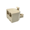 ADAPTADOR TELEFONICO DOBLE RJ11 6P 4C