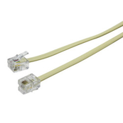 CABLE TELEFONICO 4C MARFIL 7 5M 